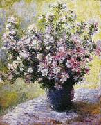 Claude Monet Bouquet of Mallows oil painting picture wholesale